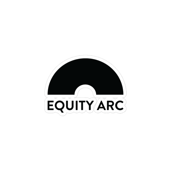 Equity Arc Sticker, Black - Image 2