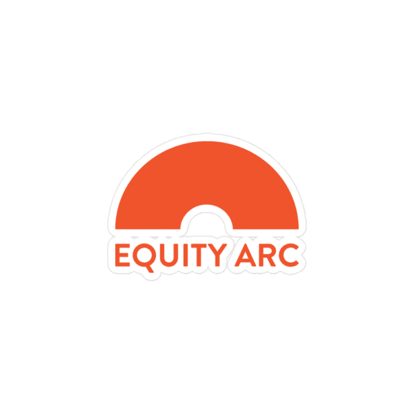 Equity Arc Sticker, Orange - Image 2
