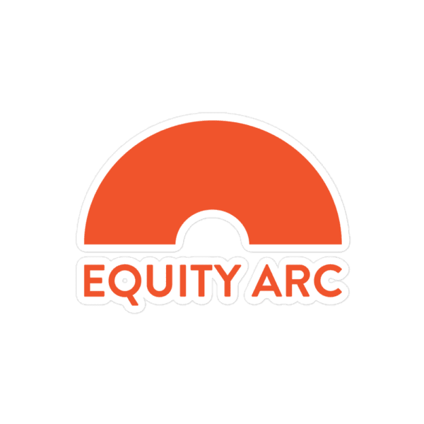 Equity Arc Sticker, Orange - Image 3