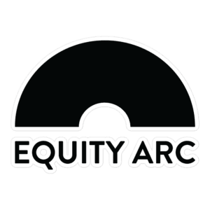 Equity Arc Sticker, Black