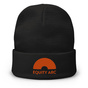 Equity Arc Embroidered Beanie