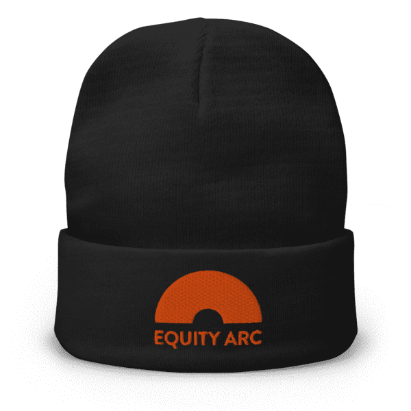 Equity Arc Embroidered Beanie