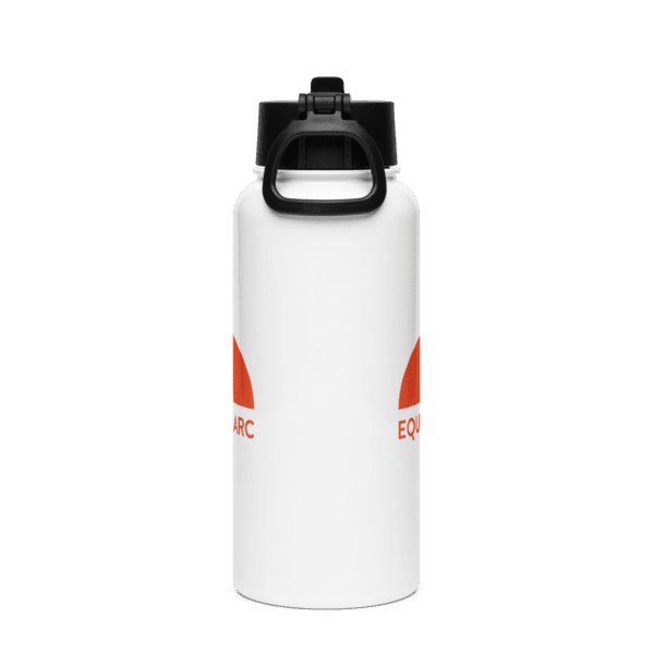 Equity Arc Stainless Steel Water Bottle with Straw - Image 3