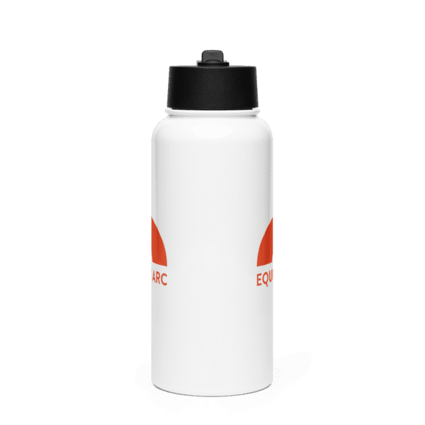 Equity Arc Stainless Steel Water Bottle with Straw - Image 2