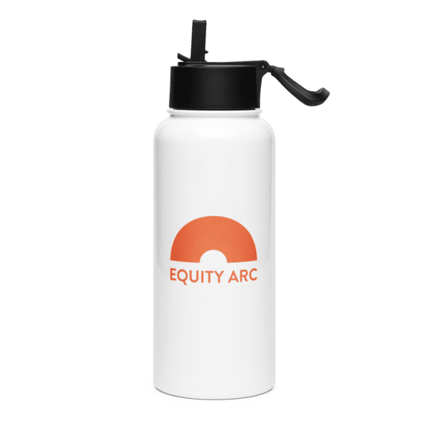 Equity Arc Stainless Steel Water Bottle with Straw - Image 5