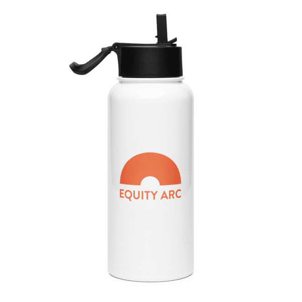 Equity Arc Stainless Steel Water Bottle with Straw - Image 8