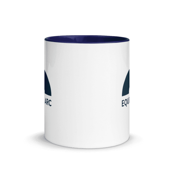 Equity Arc Mug, Navy - Image 3