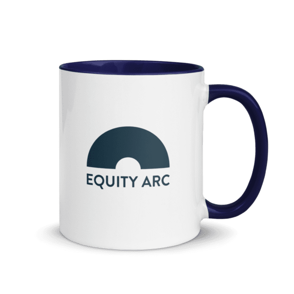 Equity Arc Mug, Navy - Image 2